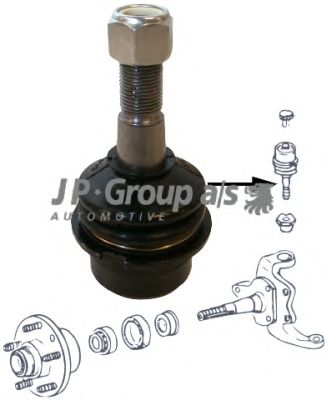 JP GROUP 8140300500 -  Несущий / направляющий шарнир